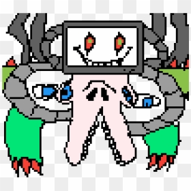 Omega Flowey By Xdkx , Png Download - Cartoon, Transparent Png - omega flowey png