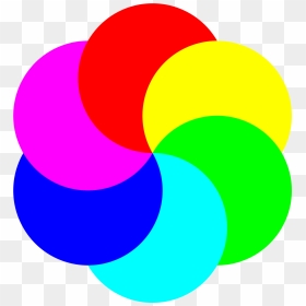 6 Partial Moons Clip Arts - Flower Color Wheel Drawing, HD Png Download - moons png