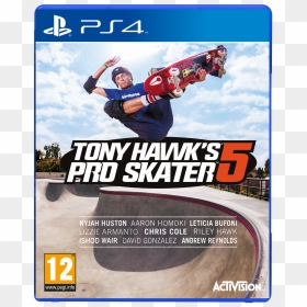 Ps4 Skater Game, HD Png Download - tony hawk png