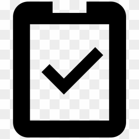 This Is An Image Of A Clipboard, HD Png Download - clipboard icon png