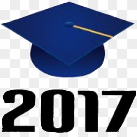 #graduation #freetoedit - Blue Graduation Cap 2020, HD Png Download - graduation 2017 png