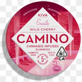 Ca - Camino - Tin - Wildcherry - 191021 - Camino Midnight Blueberry Gummies, HD Png Download - camino png