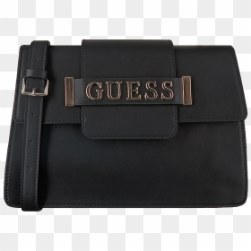 Black Guess Shoulder Bag Kerrigan Top Handle Flap - Wallet, HD Png Download - kerrigan png