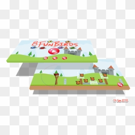 Not All Birds Are Angry - Cartoon, HD Png Download - angry birds slingshot png