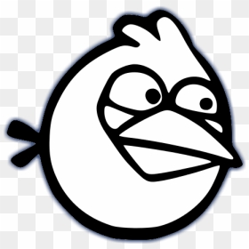 Angry Birds Coloring Pages Blue Bird, HD Png Download - angry birds slingshot png