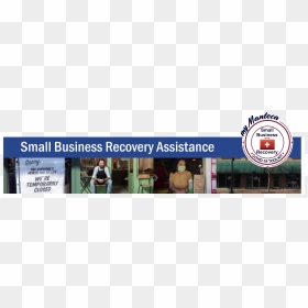 Sbrag Banner Blue Bar White Circle - Clinic, HD Png Download - small business png