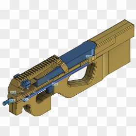 Assault Rifle, HD Png Download - p90 png