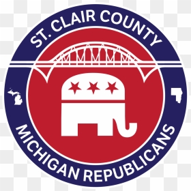Clair County Michigan Republican Party - Republican Party, HD Png Download - republican symbol png