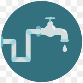 The Icon Resemble An S Shape That Is Laying On Its - Water Pipe Icon Blue, HD Png Download - tap icon png