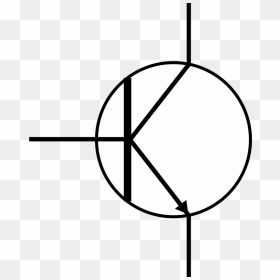Transistor - Electronics Symbol For A Transistor, HD Png Download - transistor png