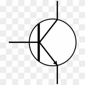 Transistor - Electronics Symbol For A Transistor, HD Png Download - transistor png