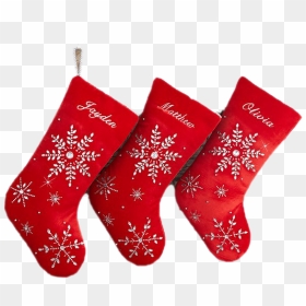 Red Christmas Stockings Png Photos - Christmas Stocking, Transparent Png - stockings png