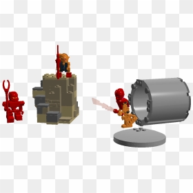 Bionicle Tahu"s Arrival , Png Download - Lego Tahu Bionicle Minifigure, Transparent Png - bionicle png