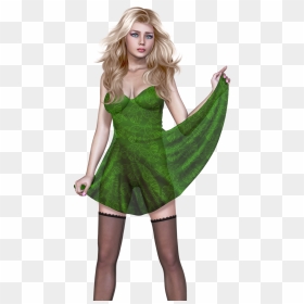 Sexy Blonde Stocking, HD Png Download - stockings png