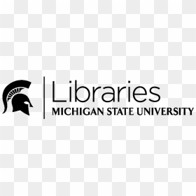 Msu Libraries Wordmark Logo - Black-and-white, HD Png Download - barack obama signature png