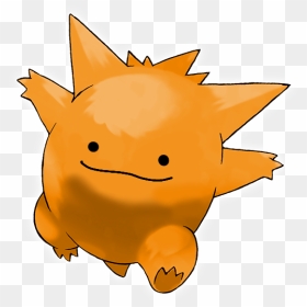 Pokemon Gengar, HD Png Download - ditto face png