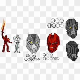 Mask Clipart Bionicle - Cartoon, HD Png Download - bionicle png