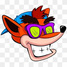 90"s Cool Guy Crash - Cartoon Cool Guy, HD Png Download - cool guy png