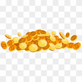 Smg Gaming Coin - Gold Coins Vector Png, Transparent Png - smg png