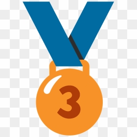 3rd Place Medal Emoji Clipart - 🏅 Png, Transparent Png - 2nd place ribbon png