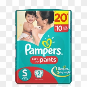 Diaper Transparent Baby Pampers - Diaper, HD Png Download - pampers png