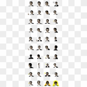 สติ๊กเกอร์ไลน์ Cool Guy , Png Download - Collage, Transparent Png - cool guy png