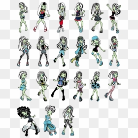 Monster High Frankie Stein All Dolls, HD Png Download - frankie stein png