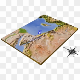 3 Picture - Oasis, HD Png Download - israel map png