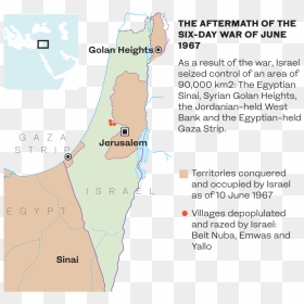 Map, HD Png Download - israel map png