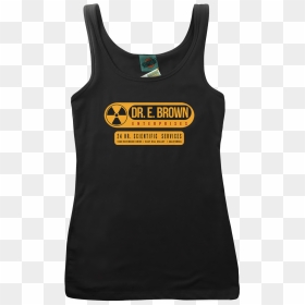 Back To The Future Inspired Doc Brown T-shirt , Png - Active Tank, Transparent Png - doc brown png
