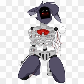 Fnaf 4 Chica Png Black And White Download - Withered Withered Withered Chica,  Transparent Png - vhv