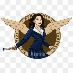 Agent Carter - Illustration, HD Png Download - peggy carter png