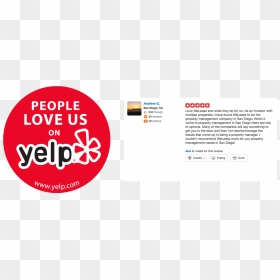 Welease Property Management Company / Property Managers, - Yelp, HD Png Download - people love us on yelp png