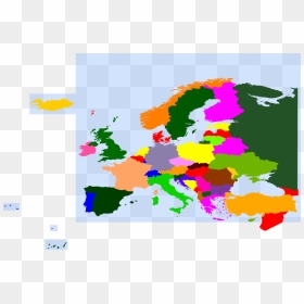 Europe World Map Blank Map Historical Maps - Europa Clip Art, HD Png Download - blank map of the world png