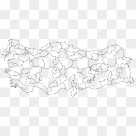 Turkey Regions Blank Map, HD Png Download - blank map of the world png