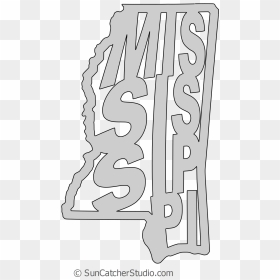 Clipart Mississippi State Shape, HD Png Download - mississippi png