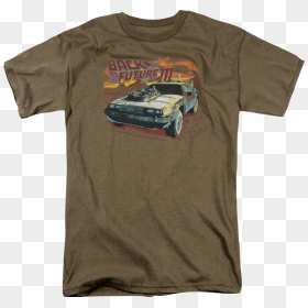 Part 3,doc Brown,delorean Biff Back To The Future T-shirt - Vintage Garfield Shirt, HD Png Download - doc brown png