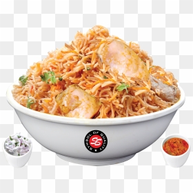Welcome To Ss Hyderabad Biryani - Biryani With Plate Png, Transparent Png - ss png