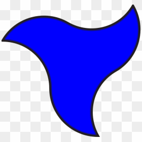 Blue Ninja Star Transparent, HD Png Download - throwing star png