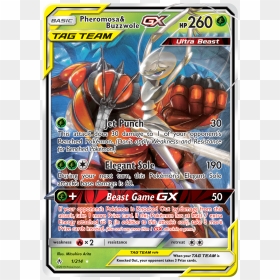 Pokemon Team Up Cards, HD Png Download - buzzwole png