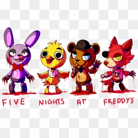 Cute Five Nights At Freddy's 2 Characters, HD Png Download - five nights at freddy's bonnie png