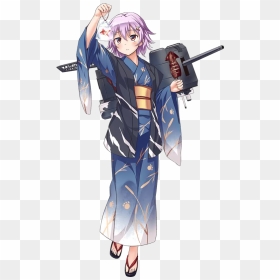 Anime,аниме,kantai Collection,kancolle,tama ,ikazuchi - Kancolle Tama Yukata, HD Png Download - kancolle png