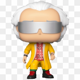 Doc Brown Back To The Future Funko Pop, HD Png Download - doc brown png
