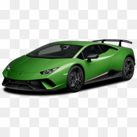 Green Lamborghini Huracan Performante, HD Png Download - huracan png