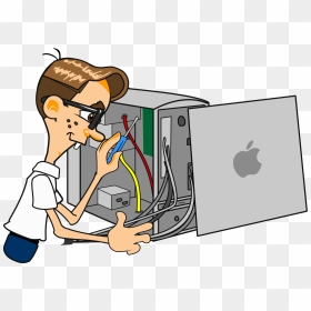 Tech Clipart Computer Hardware Servicing - Computer Technician Clipart, HD Png Download - hardware png