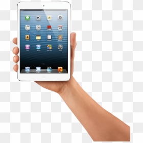 Holding Ipad Mini 4, HD Png Download - ipad template png