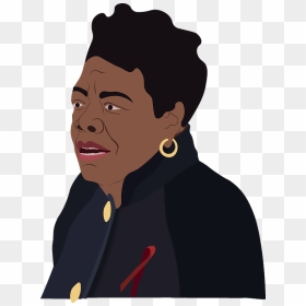 Maya Angelou Clipart - Cartoon, HD Png Download - maya angelou png