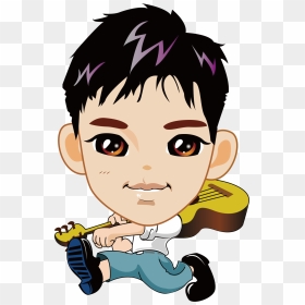 Barber Cartoon Music Boy - Avatar Musica, HD Png Download - música png