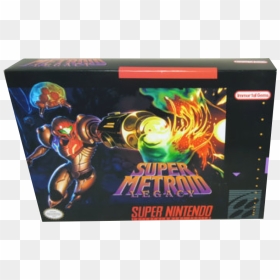 Super Metroid Box North American, HD Png Download - super metroid png