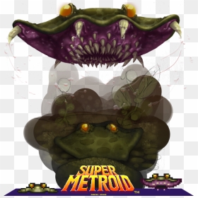This Is A Chutleach From The Water Area In Super Metroid - Super Metroid, HD Png Download - super metroid png